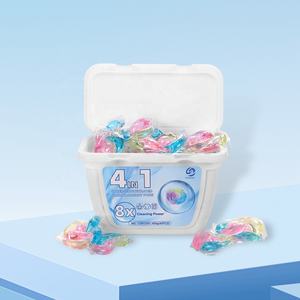 SANYUAN Free Sample Eco Friendly Packaging 4in1 New <b>Laundry</b> Capsules <b>Laundry</b> Pods Washing Capsule Detergent Pod Gel <b>Bead</b> OEM - Product Image 2