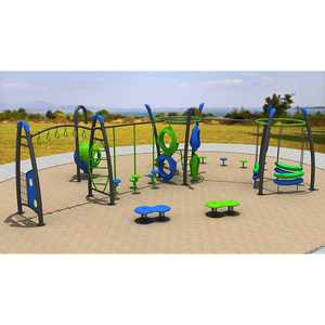 Trẻ em khỉ thanh nhựa leo núi trượt leo núi ngoài trời lưới - Product Image 2