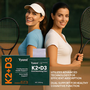 Tiras orales de vitamina D3 + K2 sin azúcar OEM/ODM, complementan la salud ósea, de rápida absorción y acción rápida. - Product Image 4