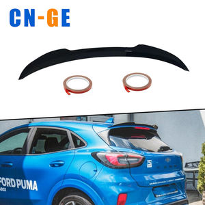 Extension d'aileron arrière noir brillant en plastique ABS pour <span class=keywords><strong>Ford</strong></span> <span class=keywords><strong>PUMA</strong></span> Standard Hatchback 2019 + accessoires d'aileron d'aile de toit - Product Image 1