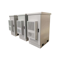 Armoire de télécommunication extérieure W-TEL 40U 42U, armoire de câblage de station de base pour la communication, centre de données micro-intelligent intégré pour les télécommunications