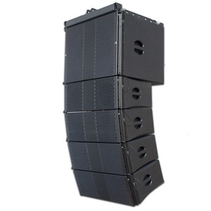 Sistema Audio Professionale PA per Interni con Diffusori Line-Array in Legno, Montaggio a Palco, Modello Gjz-32 - Product Image 1