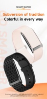 Bracelet intelligent de suivi d'activité sportive IP68 2025 avec moniteur de fréquence cardiaque, podomètre, compteur de calories, réveil et bracelet en silicone coloré - H59