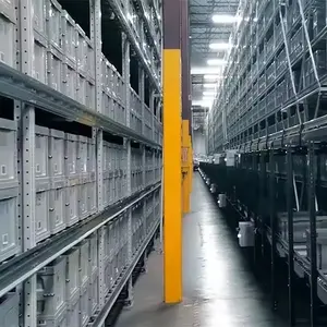 Industrial ASRS Smarter Warehouse Storage Picking Stackable Foldable Plastic Collapsible Storage Tote Bins