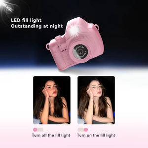 กล้องมินิย้อนยุคหน้าจอ IPS ขนาด 1.47 นิ้ว ความละเอียด 1440P HD กล้องพกพา ดีไซน์แบบ DSLR สำหรับถ่ายวิดีโอบล็อกและกีฬา - Product Image 3
