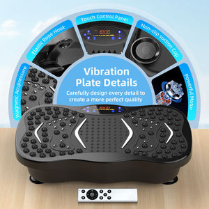 Plataforma <span class=keywords><strong>Vibratoria</strong></span> Vertical de Alta Calidad, Fabricada con ABS Ecológico, para Ejercicios en Casa, Masajes, Moldeamiento Corporal y Pérdida de Grasa Abdominal - Product Image 2