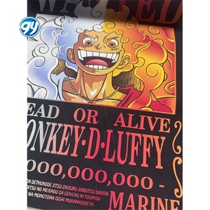 75 Style noir 3 milliards de toile matériel loi <span class=keywords><strong>mort</strong></span> <span class=keywords><strong>ou</strong></span> vivant Luffy Zoro Bounty voulait affiche 1 pièce décoration murale Anime affiche - Product Image 2