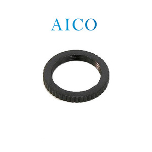 Écrou de fixation à filetage M12 en aluminium noir, pas de filetage 0,5, filetage 0,5 mm, adaptateur de fixation d'objectif M12, bague de serrage plate, rondelle d'étanchéité - Product Image 1