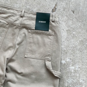 Jeans de Pierna Recta Extra Grandes de 14 oz de Alta Calidad Personalizados, Diseño Casual Urbano, Pantalones de Mezclilla Holgados para Hombre - Product Image 2