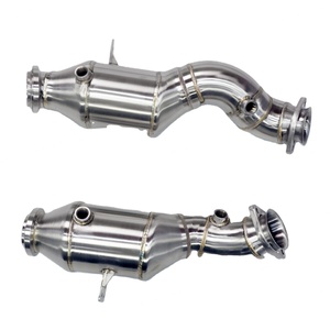 GLC43 GLC450ท่อตรงสำหรับ Mercedes-Benz AMG M276 X253 3.0T 304สแตนเลสหนา1.5มม. ผิวสัมผัสสูง - Product Image 1