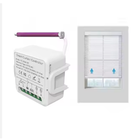 Contrôleur de rideau intelligent avec Zigbee et 10A compatible avec Smart Life, interrupteur de rideau intelligent WIFI+RF 1CH et télécommande