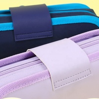 Trousse à crayons détachable de grande capacité, sac de papeterie en toile pour garçons et filles
