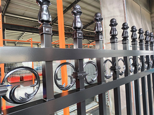 2025 vườn sân sau an ninh hàng rào thép, lan can và hàng rào sắt rèn - Product Image 4