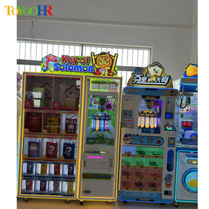 Munt Prijs Cadeau Sleutelhanger Automaat Clip Klem Prijs Cadeau Spel Automatische Clip Game Machine Met Prijs Locker - Product Image 2