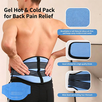 Ceinture de soutien flexible pour thérapie chaude/froide activée par micro-ondes avec graines de lin, certifiée CE, pour soulager les douleurs dorsales, lombaires et les blessures