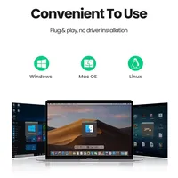 Lector de Tarjetas Externo Multifuncional 8 en 1, USB 3.0 Tipo C, Adaptador de Tarjetas de Memoria SD, TF, CF, MS, Transmisión de Alta Velocidad de 5 Gbps