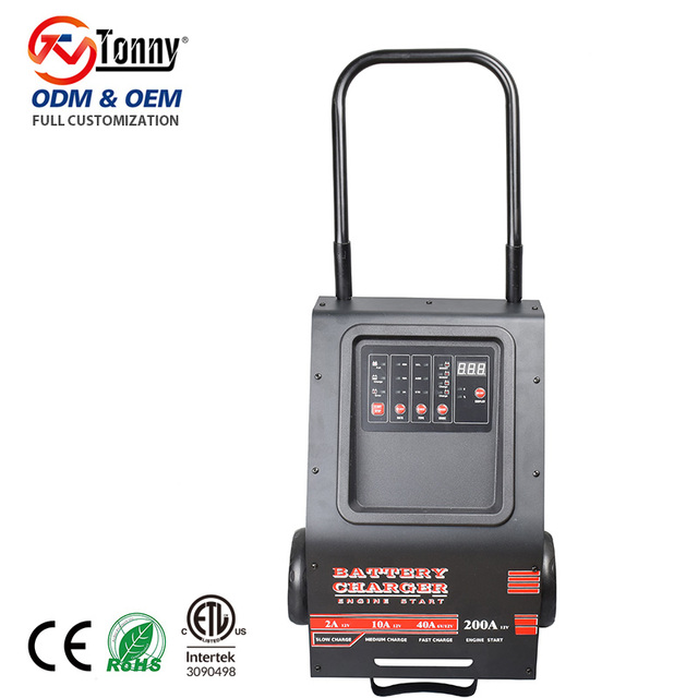 Manufacturer 200A Engine Starter 12V Smart Wheel Battery Charger - Wholesale Manual Car Truck Maintainer