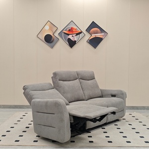 Sofá reclinable de una sola potencia de lujo de diseño moderno para hotel de oficina en casa, silla, tapicería de tela, muebles de alta calidad - Product Image 6