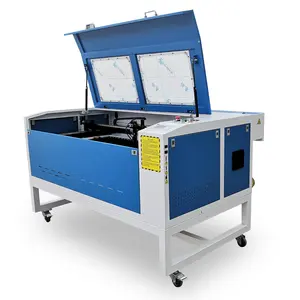 100W 90X60 Cm Lasersnijmachine Met 200 Mm Elektronische Heftafel En Ruida Controller