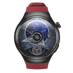 Montre connectée pour homme <span class=keywords><strong>LEMFO</strong></span> DM80, nouveau style, bracelet en silicone ECO, étanche, navigation, fréquence cardiaque, montre de plein air - Product Image 1