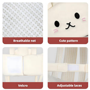 U988 Bonito <span class=keywords><strong>casco</strong></span> de seguridad <span class=keywords><strong>para</strong></span> bebés con correas ajustables Protección de 360 ° Protector de parachoques <span class=keywords><strong>para</strong></span> cabeza de bebé <span class=keywords><strong>para</strong></span> niños pequeños que gatean y caminan - Product Image 3