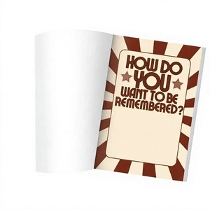 Carte de vœux 'Hey Dad Tell Me Something I Don't Know' en papier de haute qualité, écologique, qualité B2B de luxe, comme indiqué - Product Image 1