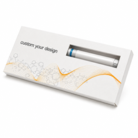 Boîte d'emballage personnalisée pour stylo injecteur avec fenêtre, boîte cadeau en carton imprimé sur mesure, vente en gros OEM