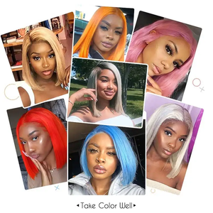 Promoción Letsfly: Peluca Bob de $33, 10 Pulgadas, 100% Cabello Humano, Ombre Sedoso, Peluca Corta Bob con Frente de Encaje 13x4, Lacia y Sedosa - Product Image 6