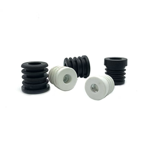 Factory Supply Threaded Tube Insert with Embedded Metal Nut Press Fit Round Pipe Plug for Furniture Leveling Foot, Made in China - Product Image 2