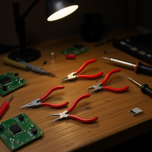 Juego de alicates 127 C/SE4S, 4 piezas, punta de precisión para reparación de electrónica - Product Image 3