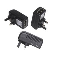 Injecteur 48 Volt 0,5 a/24v ac/dc, pour caméra IP, adaptateur réseau sans fil, alimentation Ethernet, Poe, livraison gratuite