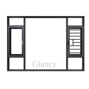 Fournisseur de gros Fenêtre en verre aluminium à double couche Isolation thermique <span class=keywords><strong>Fenêtres</strong></span> à battant ouragan - Product Image 2