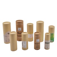 Impresión personalizada, cilindro biodegradable, cajas de botes de té, embalaje de cartón de papel Premium para alimentos y bebidas, estilo de caja de tubo