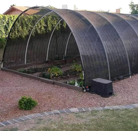 Rouleau de tissu pare-soleil en HDPE, filet pare-soleil découpable résistant aux UV, adapté aux terrasses, aux pavillons - Filet pare-soleil extérieur noir
