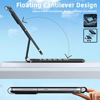 Casing Tablet dengan Keyboard magnetis nirkabel, casing Keyboard magnetis nirkabel untuk iPad 2025 10.2 2019 ke-7 2020 8th 2021, Keyboard ajaib generasi 9
