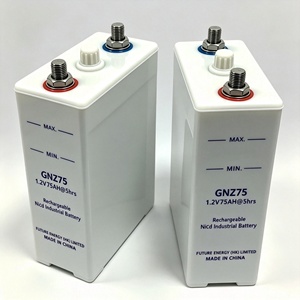KPM75 IEC60623แบตเตอรี่อัลคาไลน์นิกเกิลแคดเมียม (NiCd) 75AH 1.2V แบบชาร์จไฟได้ GNZ75ปานกลาง - Product Image 1