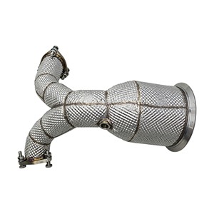 Vortex Heat Shielded Downpipe fits Audi SQ5 3.0T 2017-2023 Performance Racing <b>Exhaust</b> Pipe - Product Image 1