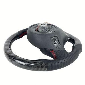 Accesorios Interiores para Automóviles Personalizados, Volante de Fibra de Carbono LED para <span class=keywords><strong>BMW</strong></span> F30 F32 F10 F20 F07 F01 E46 E60 E90 M3 M4 M5 <span class=keywords><strong>M7</strong></span> - Product Image 6