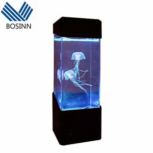 Kwallen Lamp Rgb Kleur Veranderen Stemming Tafel Lichten Decoratie Nachtlampje Kid Baby Speelgoed Gift Jelly Vis Verlichting