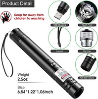 Nouveau Stylo Laser Vert Télécommandé Haute Puissance 3000 Mètres, Pointeur Laser Vert pour Randonnée, Jouet Laser pour Chat, Recharge USB, Lumière Verte
