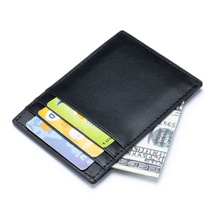 Squisito di alta qualità Custom in vera pelle da <span class=keywords><strong>uomo</strong></span> e da donna in morbida pelle di pecora tessuto borsa Design <span class=keywords><strong>porta</strong></span> carte di lusso alla moda - Product Image 4