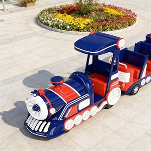 <span class=keywords><strong>Train</strong></span> touristique écologique à batterie et électrique avec moteur silencieux pour les visites des zoos et des réserves naturelles - Product Image 4