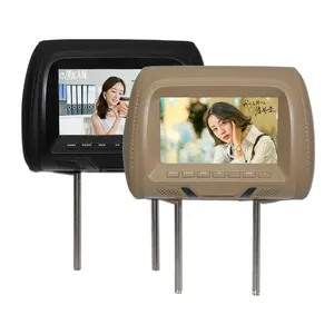 Général 7 pouces haute définition TV appui-tête moniteur ensemble véhicule affichage connecté lecteur DVD voiture siège arrière moniteur