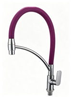 Robinet de cuisine universel NES-CA9161 pour eau chaude et froide, évier, balcon, rotatif, avec rehausseur domestique en silicone