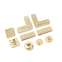 Bouton-pression personnalisé OEM avec logo pour chemise homme, bouton en alliage de zinc pour Kurta 4 pièces, bouton pour robe Abaya arabe, bouton Thobe pour vêtements