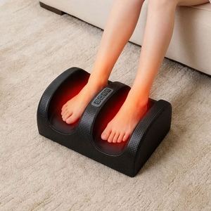 Appareil de massage vibrant et chauffant pour pieds et mollets avec 20 balles de massage pour points d'acupuncture, contrôle de la minuterie pour la circulation sanguine et le soulagement de la douleur - Product Image 1