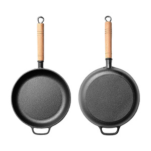 Design moderno <span class=keywords><strong>in</strong></span> <span class=keywords><strong>ghisa</strong></span> antiaderente bistecca e Pancake padella fornelli a Gas e Wok da cucina per la cottura di padelle <span class=keywords><strong>in</strong></span> metallo - Product Image 5