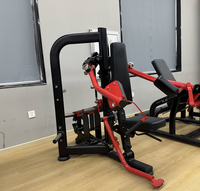 Machine à soulever latéralement à largeur réglable, à charge par plaques, pour développement des deltoides assis, avec siège ergonomique One Touch, pour salle de sport commerciale
