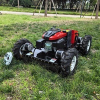 Tondeuse à gazon télécommandée à essence améliorée, mini-tondeuse robot, accessoires à prix réduit