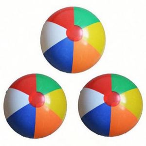 Ballon de plage gonflable arc-en-ciel en PVC de haute qualité, très vendu, pour la promotion - Product Image 1